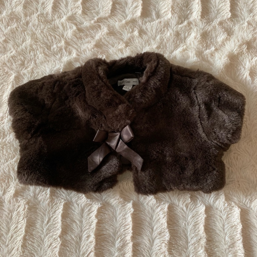 Baby Gap Faux Fur Shrug